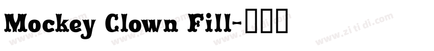 Mockey Clown Fill字体转换